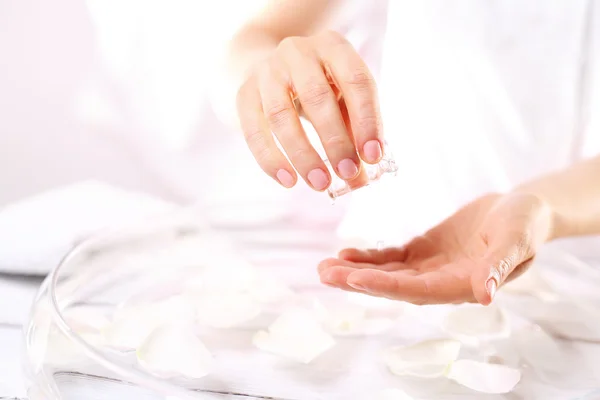 Manicure, natural beauty of the women's hands