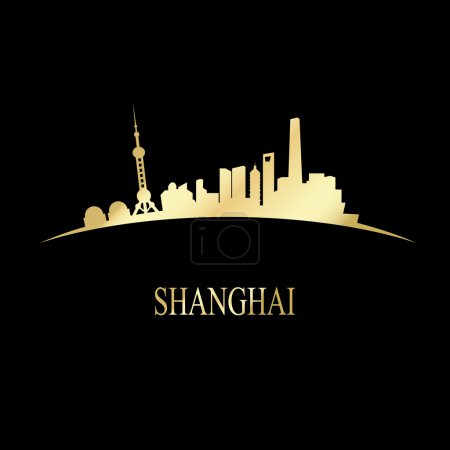 豪华金上海天际线