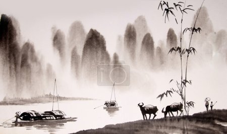 中国山水花鸟画