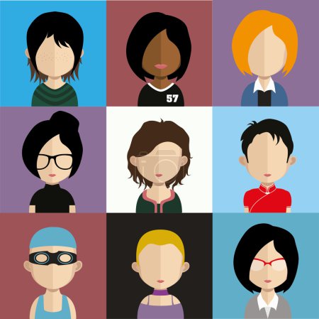 people faces icons