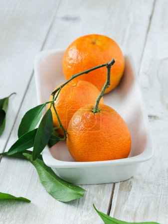 multiple ripe tangerines